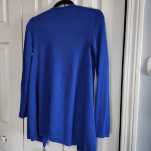 Lilly Pulitzur Blue Open Front Cardigan Sweater XS - Picture 6 of 11